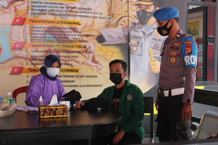 Polres Tubaba gelar vaksinasi Dosis 1 kepada Mahasiswa/i dan Masyarakat Tubaba